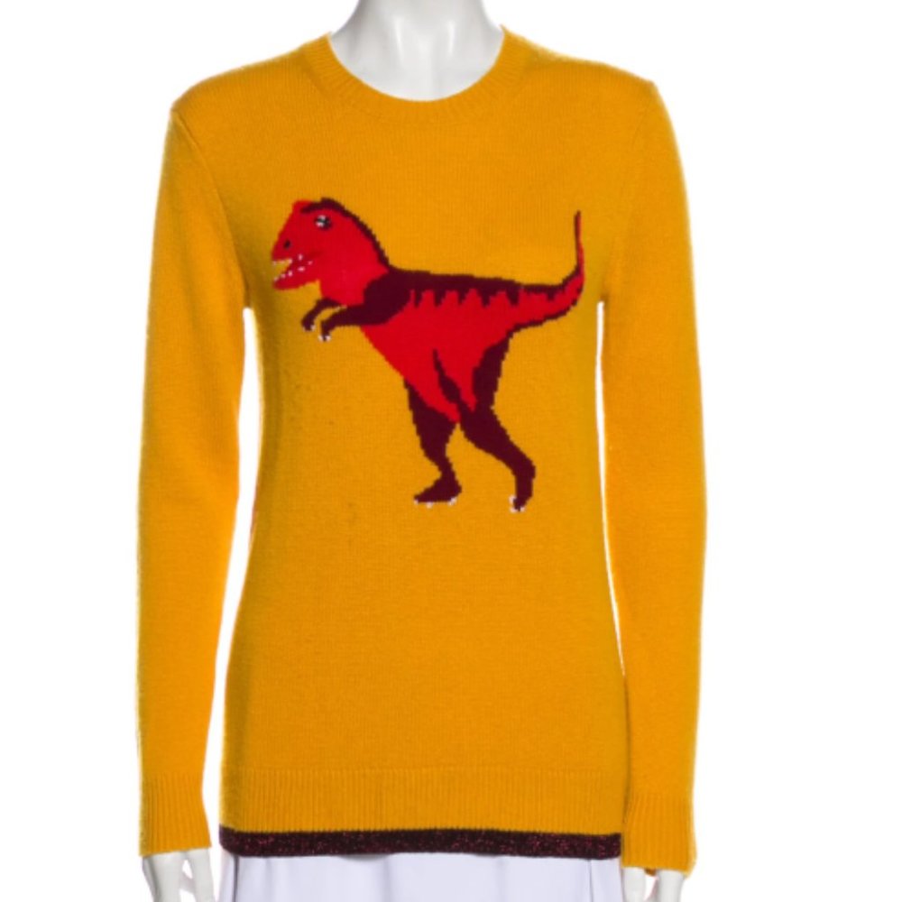 Coach Wool Graphic Print Pullover Size XS